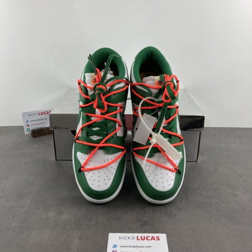 Dunk Low Off-White Pine Green  CT0856-100