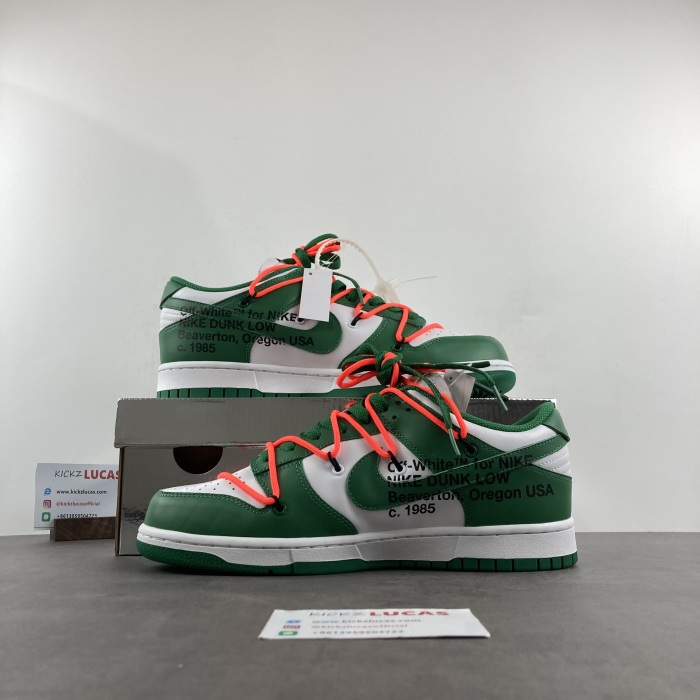 Dunk Low Off-White Pine Green  CT0856-100