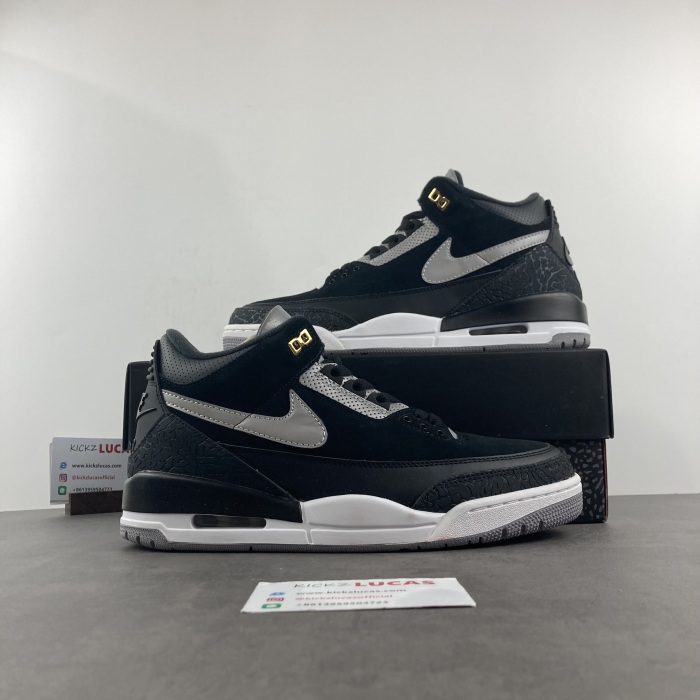 Air Jordan 3 Retro Tinker Black Cement Gold  CK4348-007
