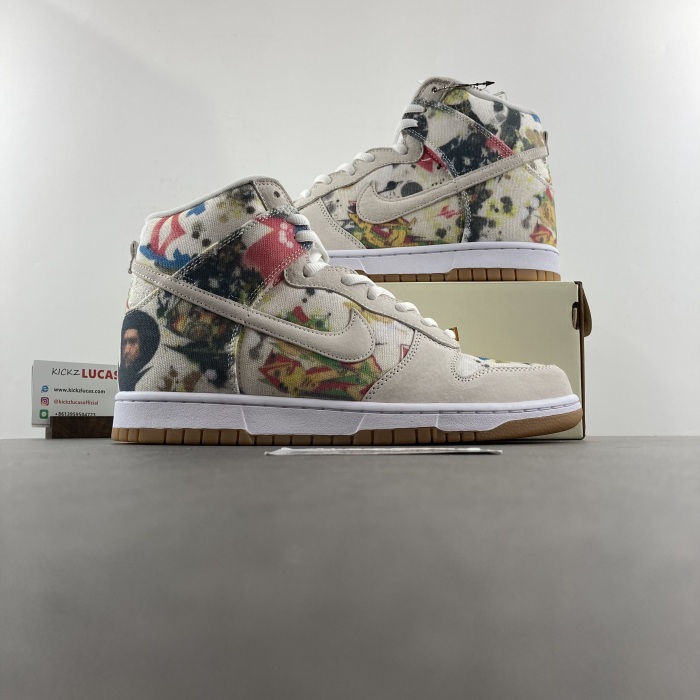 SB Dunk High Supreme Rammellzee  FD8779-100