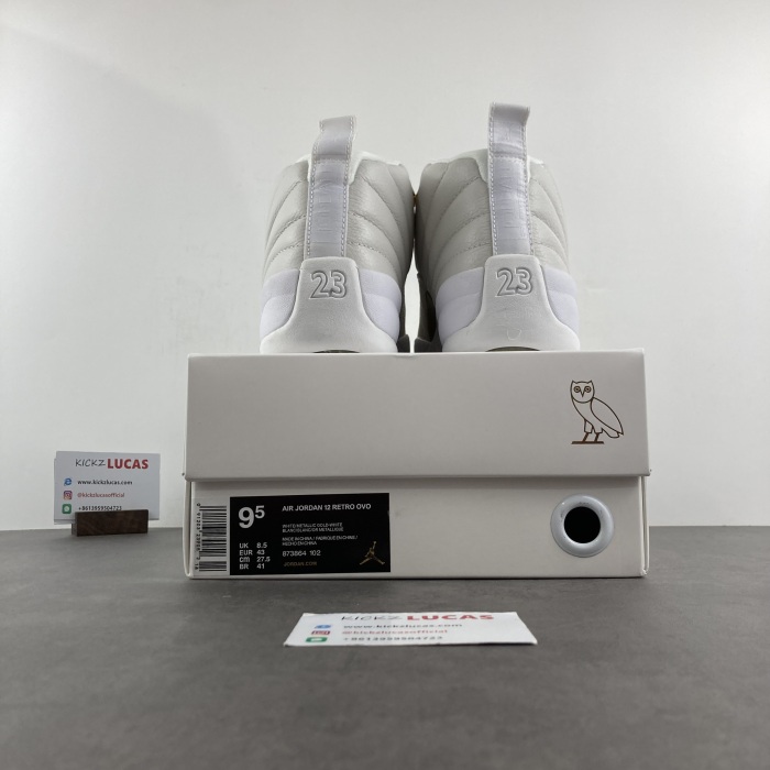Air Jordan 12 Retro OVO White  873864-102