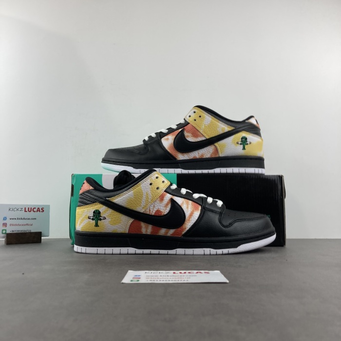 SB Dunk Low Raygun Tie-Dye Black  BQ6832-001