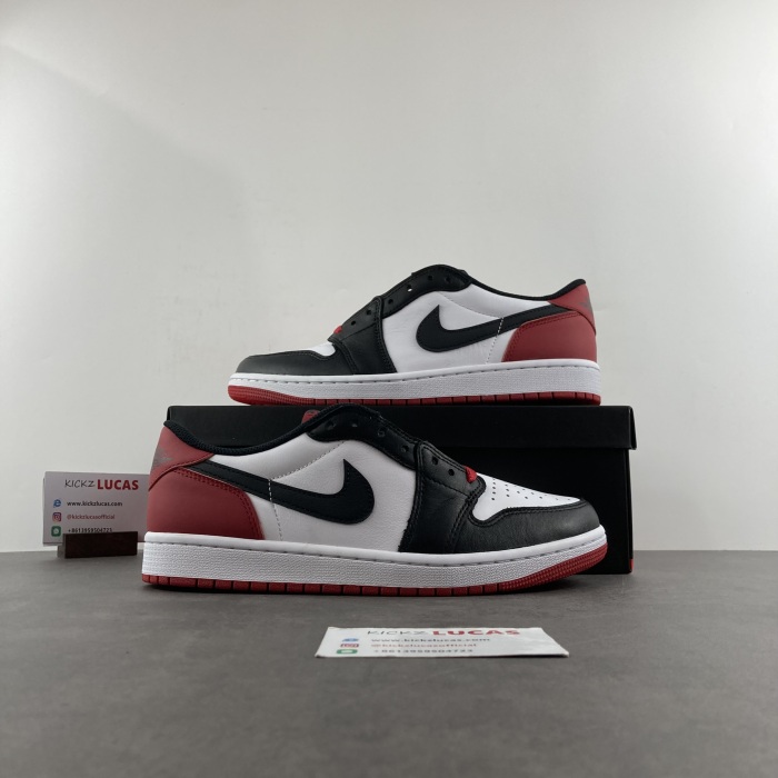 Air Jordan 1 Retro Low OG Black Toe  CZ0790-106