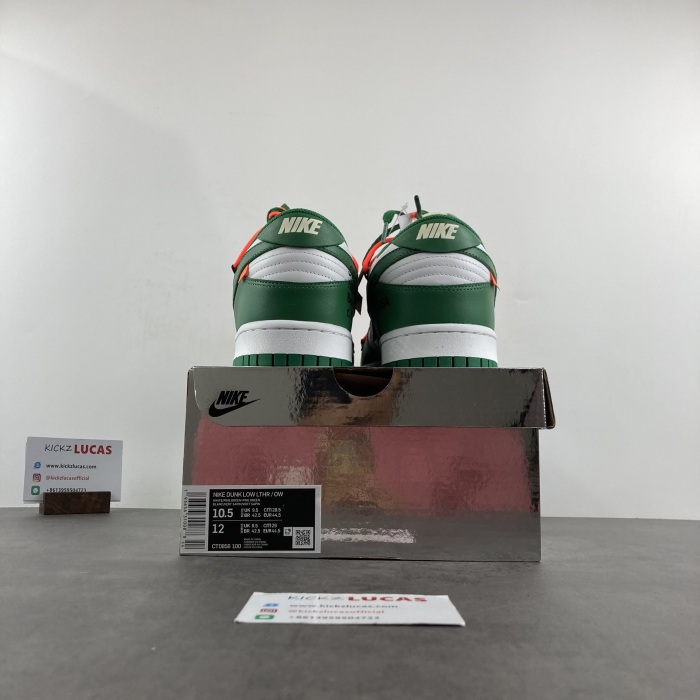 Dunk Low Off-White Pine Green  CT0856-100
