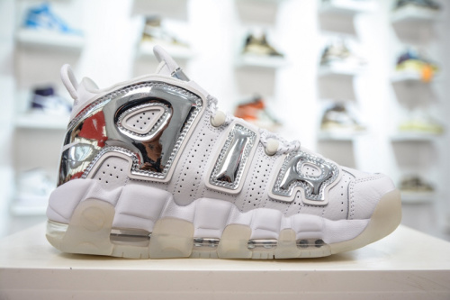 Air More Uptempo Chrome White  917593-100