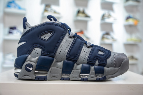Air More Uptempo Cool Grey Midnight Navy 921948-003