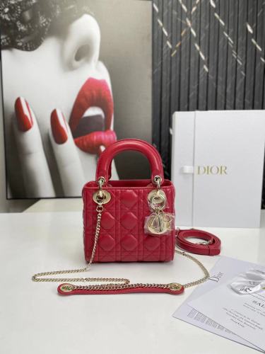 D*ior Handbag Top Quality HT 20231016-65 17*15*7 cm