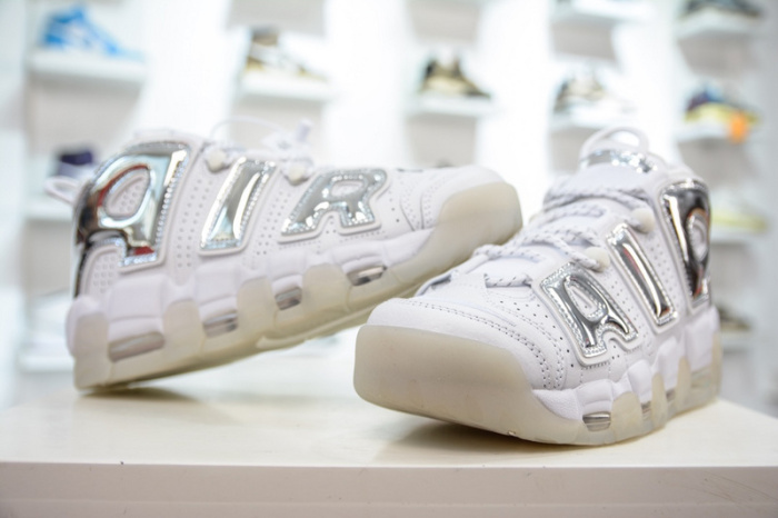 Air More Uptempo Chrome White  917593-100