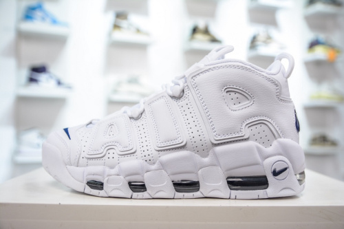 Air More Uptempo 96 White White Midnight Navy  DH8011-100