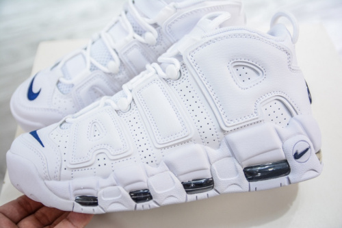 Air More Uptempo 96 White White Midnight Navy  DH8011-100