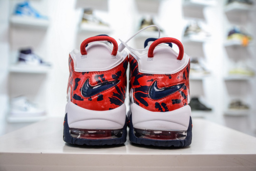 Air More Uptempo Red Navy Camo  CZ7877-100
