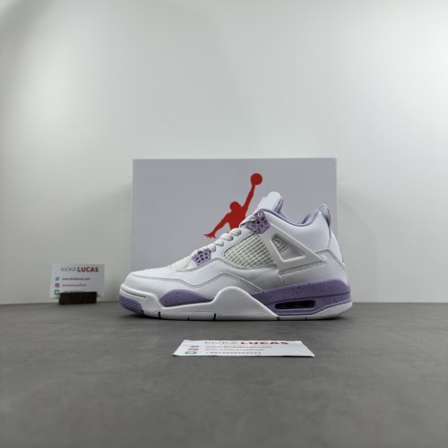 Air Jordan 4 Retro White purple CT8527-115