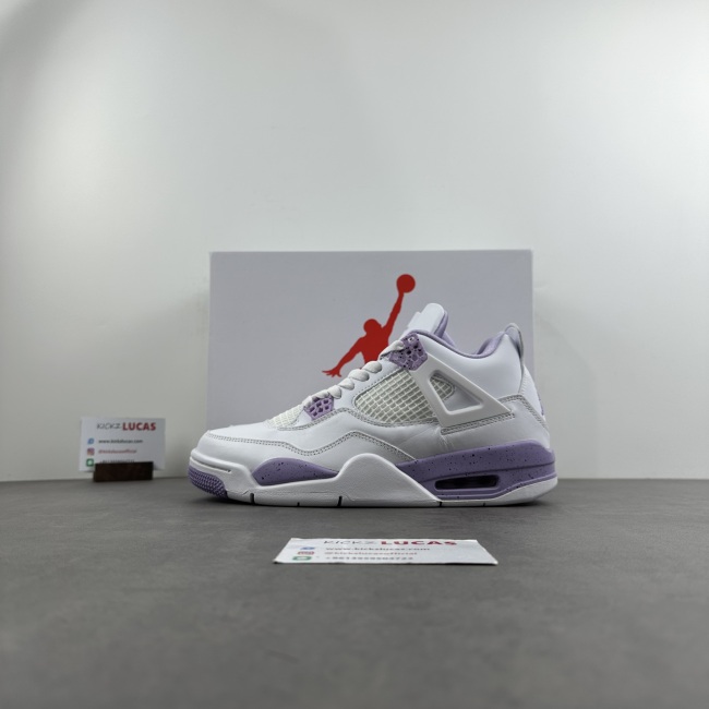 Air Jordan 4 Retro White purple CT8527-115