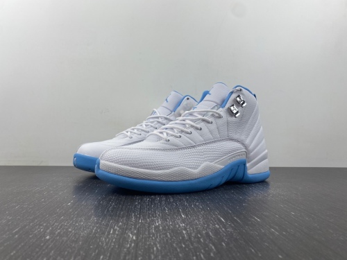 Air Jordan 12 Retro White University Blue 308243-142