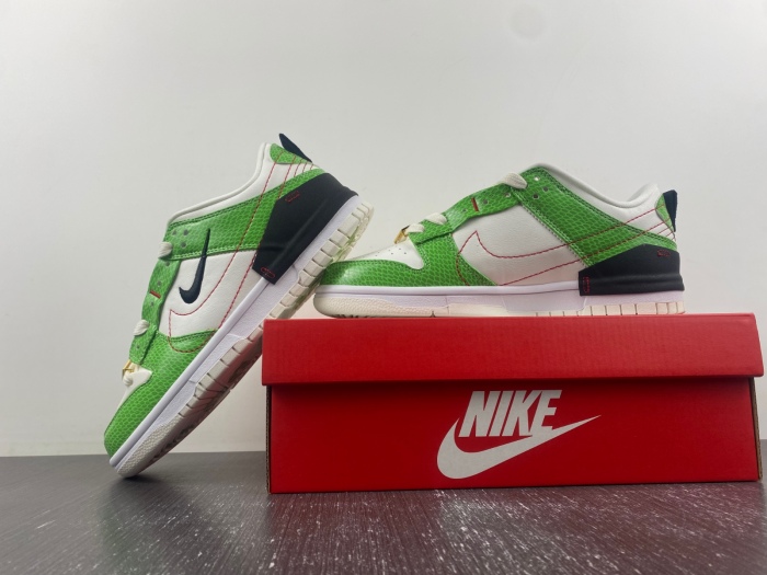 Dunk Low Disrupt 2 Just Do It Snakeskin Green DV1491-101