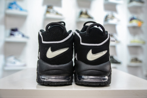 Air More Uptempo Black White 414962-002