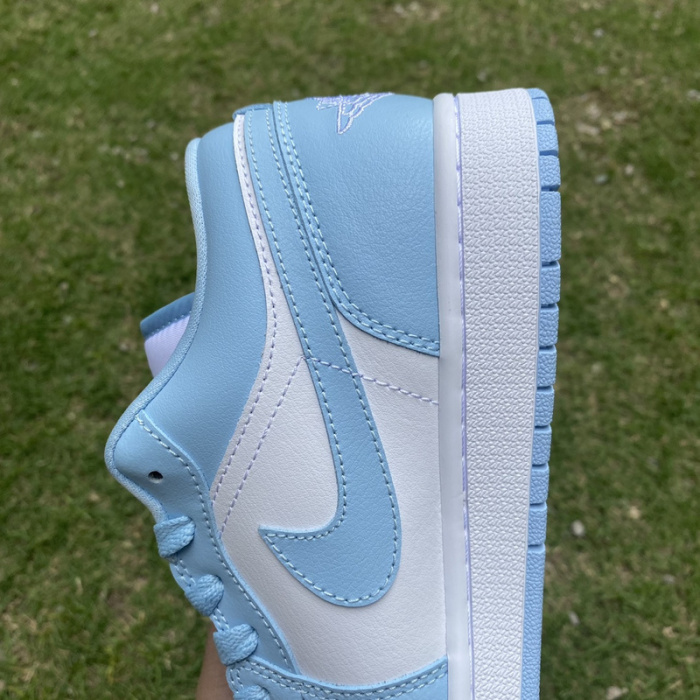 Air Jordan 1 Low White Ice Blue  DC0774-141