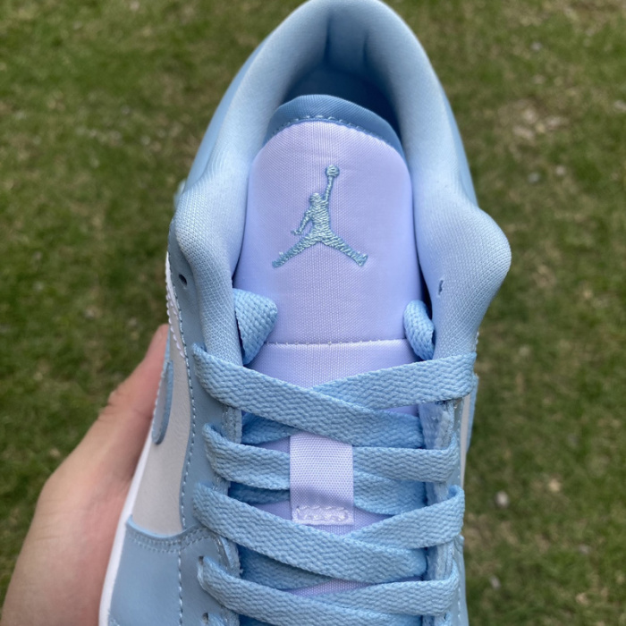 Air Jordan 1 Low White Ice Blue  DC0774-141