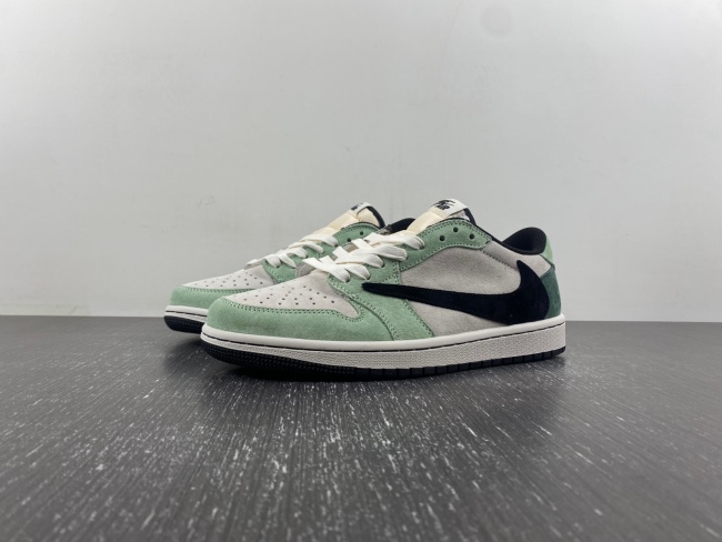 Air Jordan 1 Low Travis Scott Light Green DM7866-813