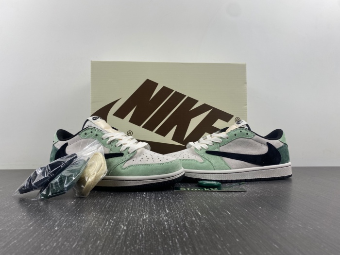 Air Jordan 1 Low Travis Scott Light Green DM7866-813