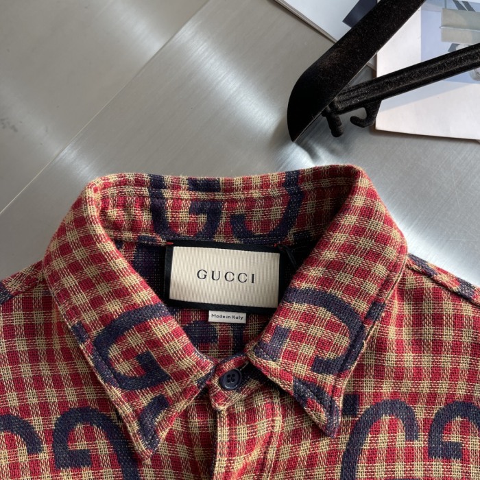 G*ucci Wool Shirt  Top Quality AZ 20231024-100