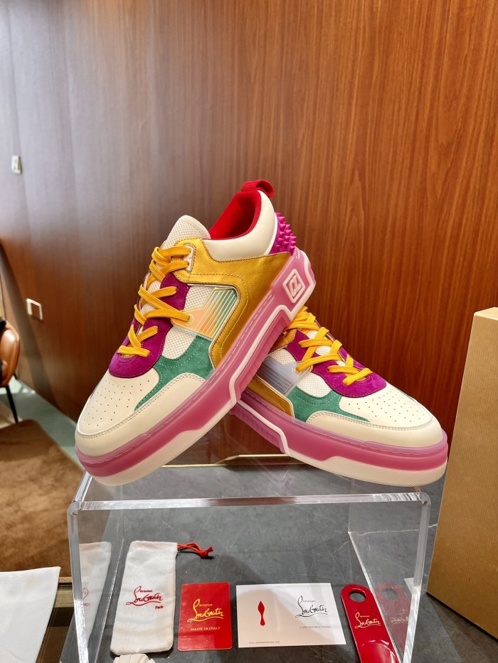 Men and Women C*hristian L*ouboutin Top Sneakers RR20231025-12
