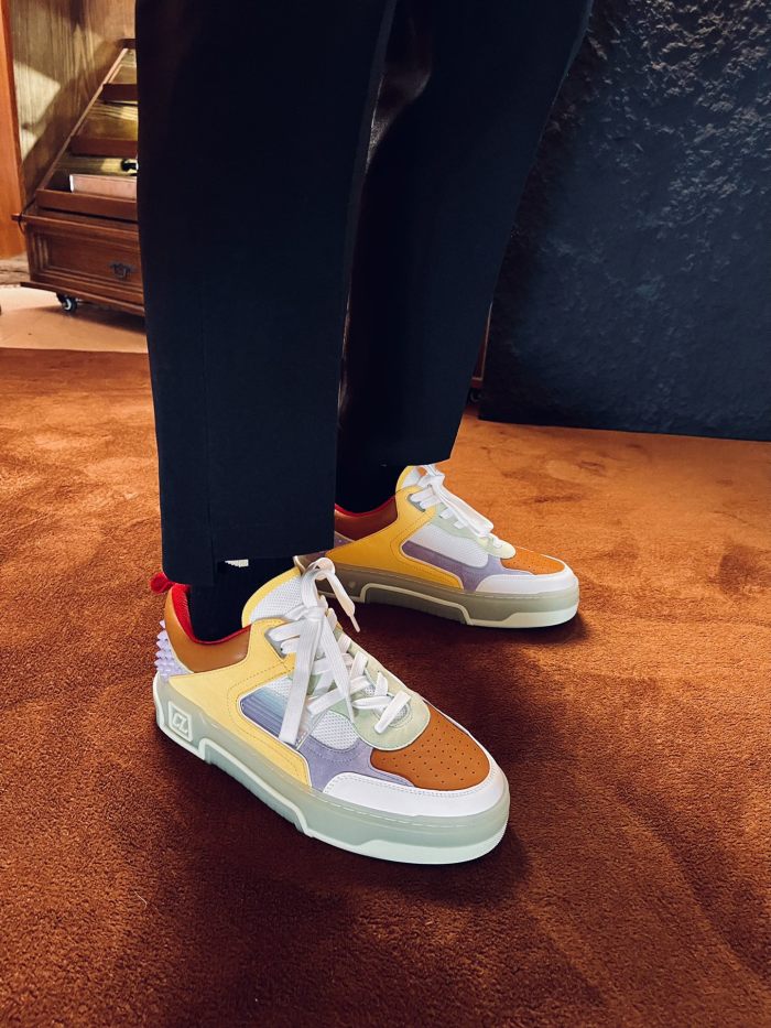 Men and Women C*hristian L*ouboutin Top Sneakers RR20231025-11