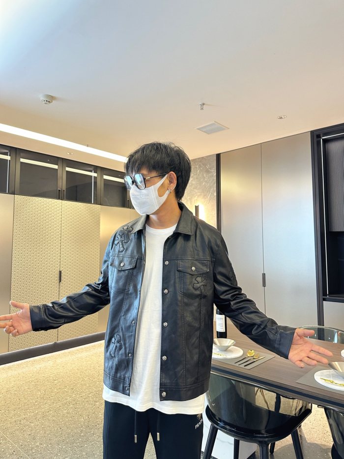 C*hrome H*earts Jacket  Top Quality AZ 20231027-89