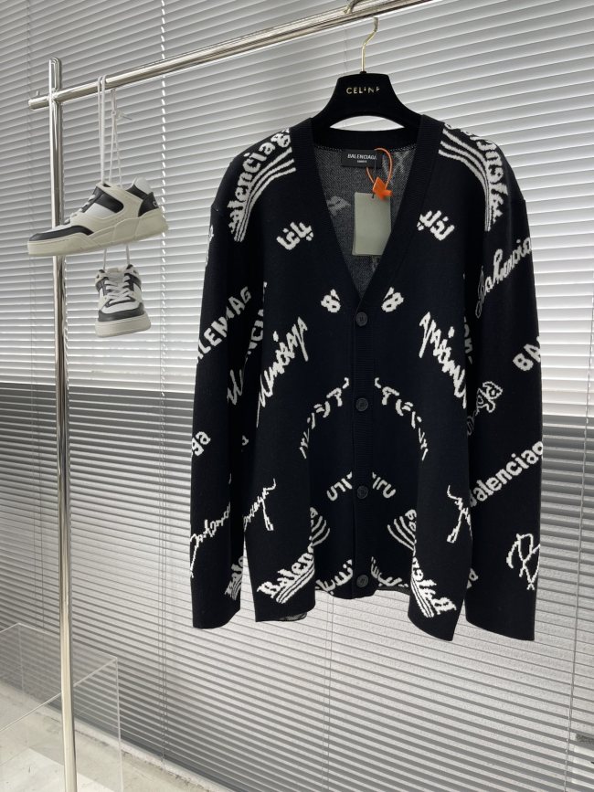 B*alenciaga Cardigan Top Quality AZ 20231027-36
