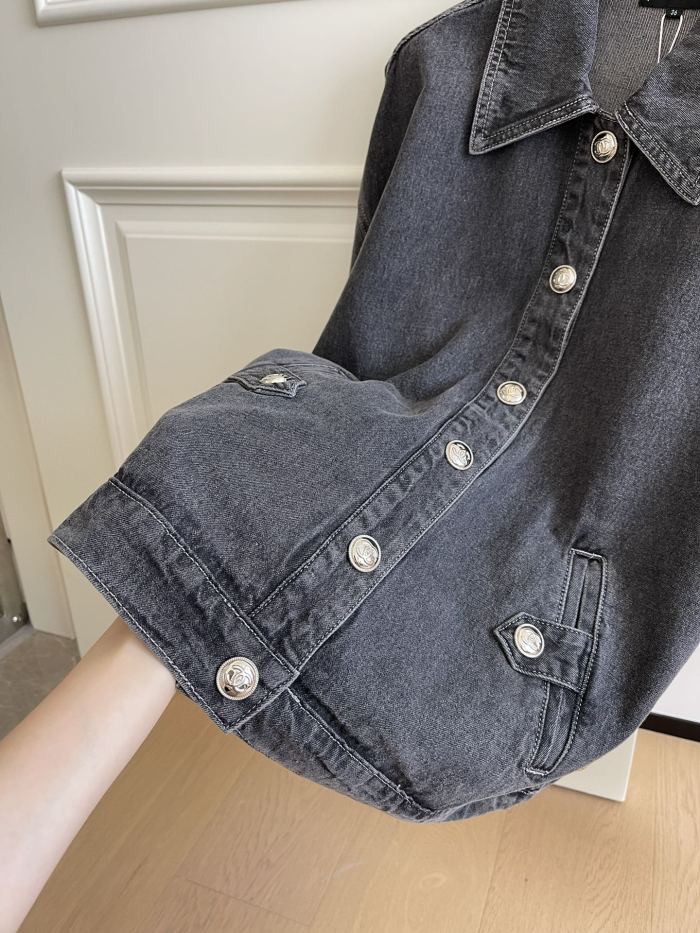 C*hanel Jeans Jacket Top Quality D17 20231030-86