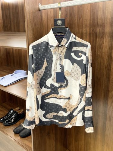L*ouis V*uitton shirt Top Quality D17 20231113-17