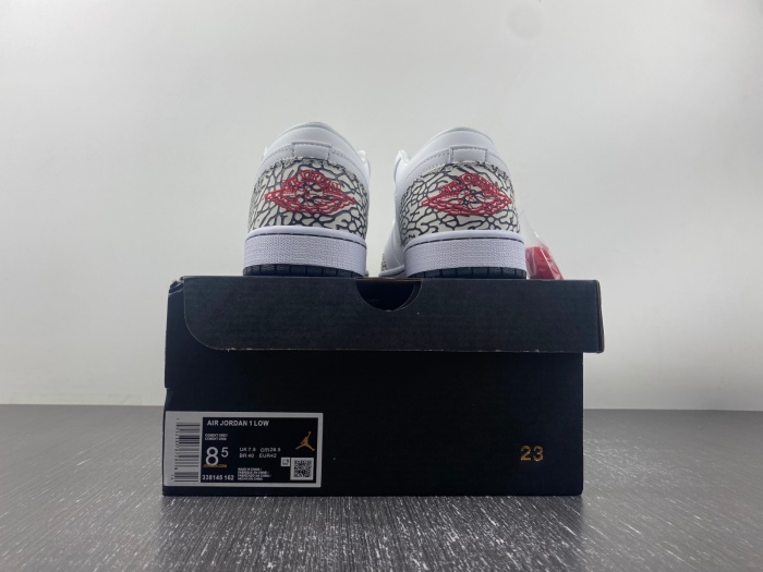 Air Jordan 1 Phat Low Cement Grey  338145-162/350571-161