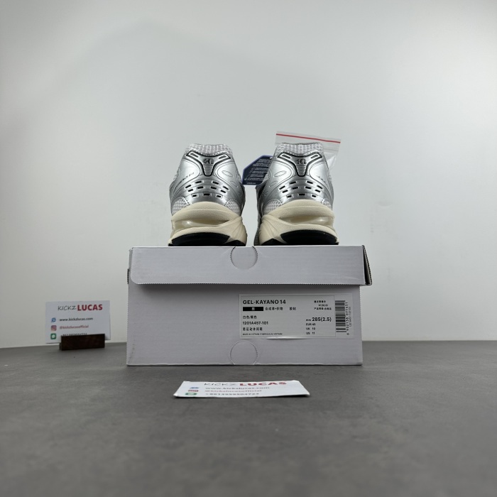 ASICS Gel-Kayano 14 JJJJound Silver Black  1201A457-101