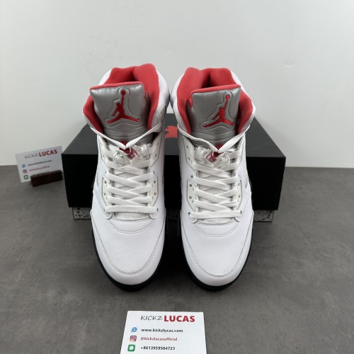 Air Jordan 5 Retro Fire Red Silver Tongue DA1911-102