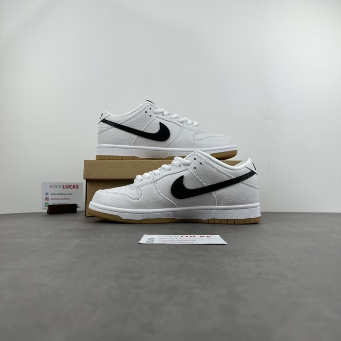 SB Dunk Low Orange Label White Black CD2563-100