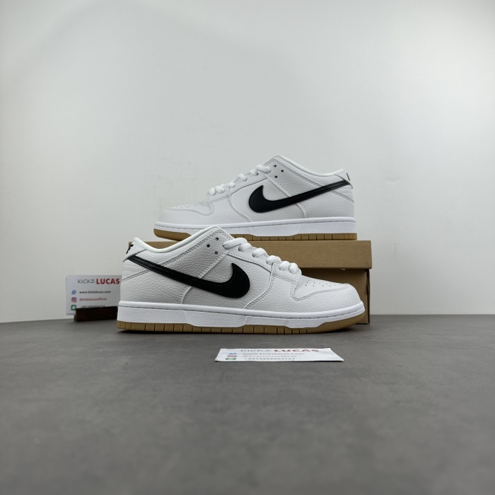 SB Dunk Low Orange Label White Black CD2563-100