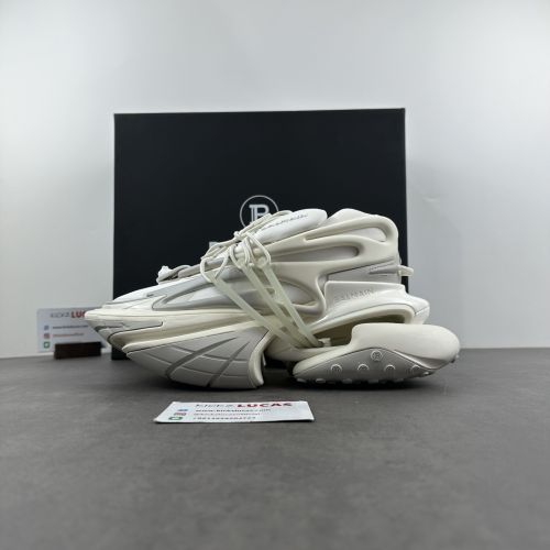 Women Men B*almain Unicorn Low-Top White MK221225-1
