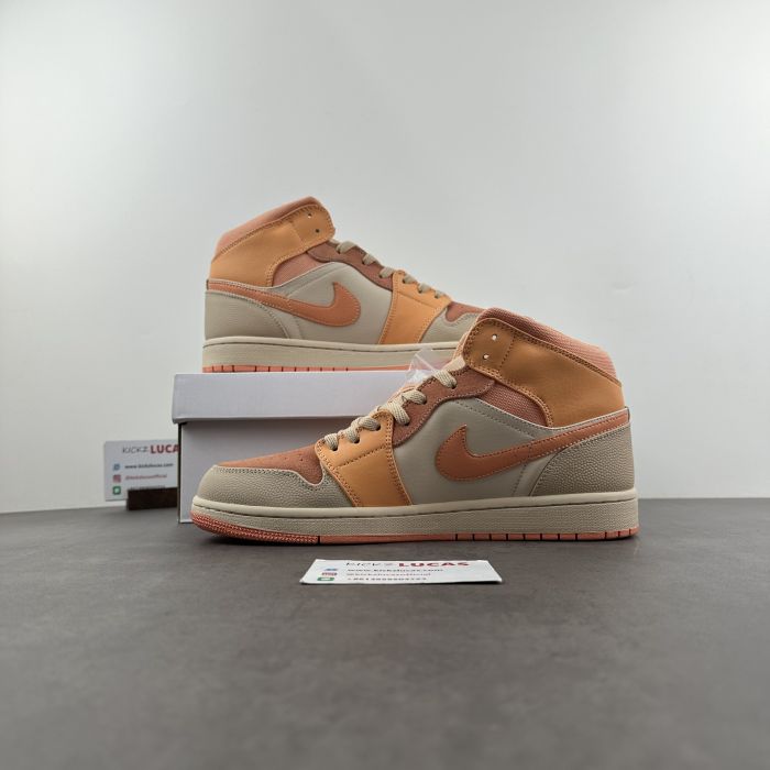 Air Jordan 1 Mid Apricot Orange  DH4270-800