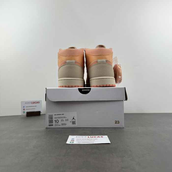 Air Jordan 1 Mid Apricot Orange  DH4270-800