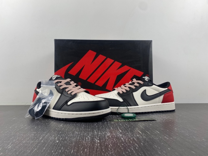 PSG x Air Jordan 1 Low OG Red HF8828-100