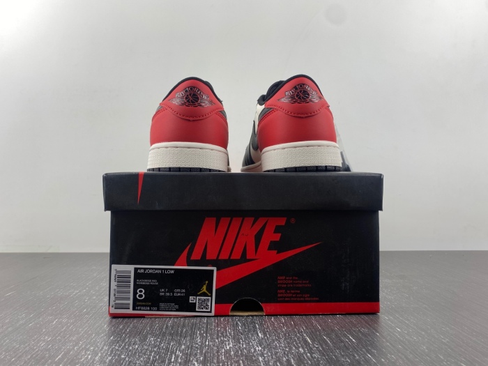 PSG x Air Jordan 1 Low OG Red HF8828-100