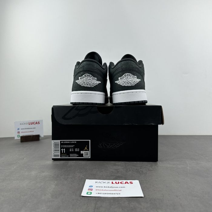 Air Jordan 1 Low Black Elephant FB9907-001