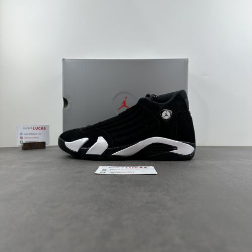 Air Jordan 14 Retro Black White  487471-016