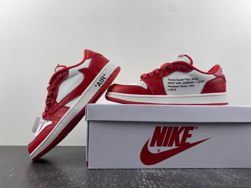 OFF-WHITE x Travis Scott x Air Jordan 1Red DM7866-188