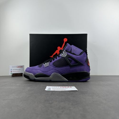 Air Jordan 4 Retro Travis Scott Purple (Friends and Family) 766296 LN4