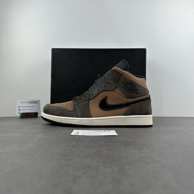 Air Jordan 1 Mid SE Dark Chocolate  DC7294-200