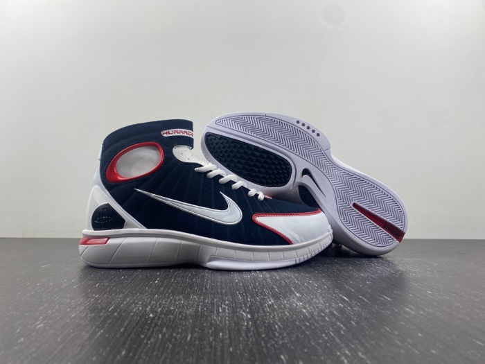 Air Zoom Huarache 2K4 Navy White Red  308475-400