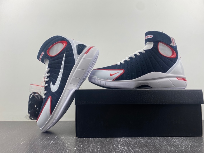 Air Zoom Huarache 2K4 Navy White Red  308475-400