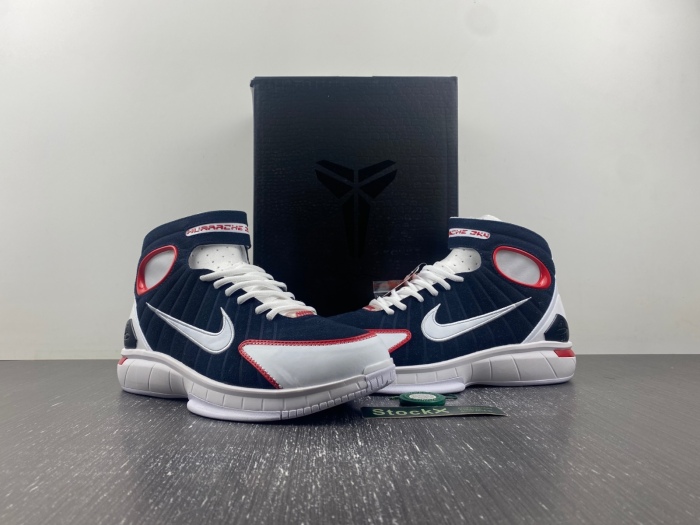 Air Zoom Huarache 2K4 Navy White Red  308475-400