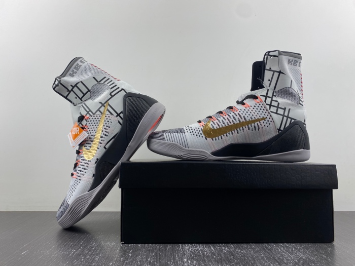 Kobe 9 Elite Gold Fundamentals  630847-100/641714-100